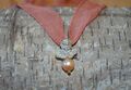 Engel Anhänger 925 Silber 750 Gold Perle rosa SWZP Schutz Amulett Kette Kreuz