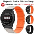 Quickfit Silikon Magnet Armband Für Garmin Fenix E 8 6 6X 7 7X Pro 5 5X Plus 3HR