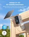 ieGeek Magnetische 2K 3MP 4G LTE Solar Überwachungskamera Aussen mit SIM Karte
