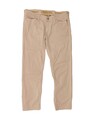 Jacob Cohen Damen Straight Freizeithose W31 L27 Beige Baumwolle BL01