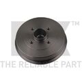 2x Bremstrommel NK 253926 passend für RENAULT DACIA