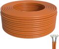 30m CAT.7 Verlegekabel duplex orange Gigabit 10Gbit 1000Mhz Netzwerkkabel Cat7