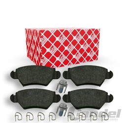 FEBI BREMSBELÄGE SATZ HINTERACHSE PASSEND FÜR OPEL ASTRA COMBO CORSA ZAFIRA |