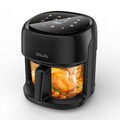 Heißluftfritteuse Digitaldisplay Airfryer 8Programme LED-Innenbeleuchtung 360°