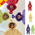 2025 Adult Teletubbies Costume Disi Onesis Lala Cosplay Jumpsuit Pajama-Carneval