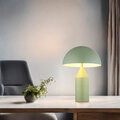 Tischleuchte Tischlampe Nachttischlampe Leselampe blassgrün 2 flammig H 39 cm