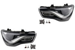 Scheinwerfer Set Xenon passend für Audi A1 8X 10-14 D3S + Nebels. +Leuchtmittel