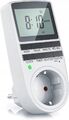 CSL Zeitschaltuhr digital  2,1" LCD-Display 5,3 cm  3680W weiß digitaler Timer
