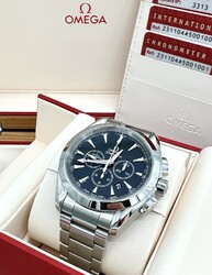 Omega Seamaster Aqua Terra Chronograph FULLSET Neuwertig 2016, Uhr, Co. Axial