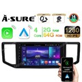 2+64G Android14 Autoradio Carplay DAB+ Kam RDS GPS Navi für VW Crafter 2017-2024