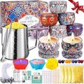 Amzeeniu Kerzen selber Machen Set Kerzenherstellung Kit DIY Kerzenherstellung
