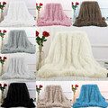 Kuscheldecke Wohndecke Tagesdecke 160x200/200x220/220x240 Felloptik Fellimmitat