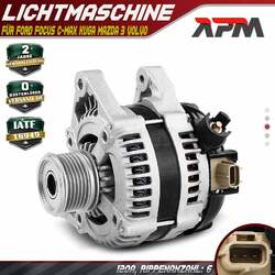 Lichtmaschine Generator 120A 12V für Ford Focus C-Max Kuga Mazda 3 Volvo C30 S40