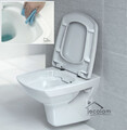 WC Wand Toilette hängend wandhängend Spülrandlos CLEAN ON Keramik SOFT CLOSE