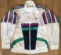 Adidas SELTEN Vintage 90er Herren mehrfarbig Nylon Trainingsanzug Track Top Jacke Größe S