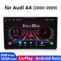 2+32G Carplay MirrorLink Android13 Autoradio GPS Navi DAB+ Für Audi A4 Avant RDS