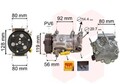 VAN WEZEL Kompressor Klima Klimaanlage Klimakompressor 0900K255