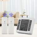 Digitales LCD Kühlschrankthermometer Temperaturüberwachung mit 2 Sensoren Alarm