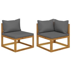 Modular Gartensofa Auflagen Gartenmöbel Sofa Lounge mehrere Auswahl vidaXL
