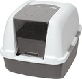 Catit,50695,Katzentoilette AA8mit Abdeckung,Jumbo, 50 x49,5 x 51cm, weiß/grau***