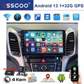 Für Hyundai i30 GD 2012-2016 DAB+ 9" Android 14 GPS Autoradio Carplay NAVI WiFi