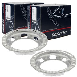 2X TOPRAN ABS-SENSORRINGE VORNE BEIDSEITIG PASSEND FÜR SEAT AROSA CORDOBA IBIZA