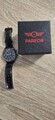 Pareor Herren Quarzuhr mit Lederarmband "NEU"