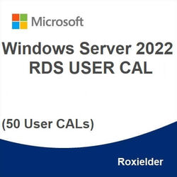 Windows Server 2022RDS 50 User CALs | ProduktKey | Sofort VersandDE Händler | Sofort Versand | IT-Support verfügbar
