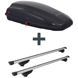 Dachbox G3 Arjes 320 + Dachträger G3 Clop airflow für Dacia Logan Kombi/MCV I KSJetzt 50€* sparen mit Code: PKW25
