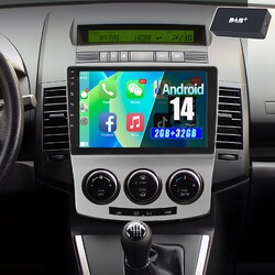 DAB+ Für Mazda 5 CR19 2005-2010 Autoradio Android14 GPS Carplay WIFI BT RDS 32G
