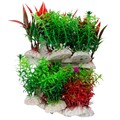 12x Aquarium Wasserpflanzen Set Aquarien Künstliche Pflanze Sparset Kunstpflanze