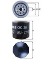 KNECHT OC 28 Ölfilter für PORSCHE,UAZ,VAUXHALL,VW