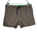 Reebok Brown 100% Baumwolle Bademode Badehose Shorts Größe XL