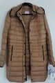 Frieda & Freddies Damen Steppmantel Jacke Größe 38 Beige/Braun NEU mit Etikett