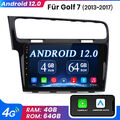 10.1'' Android 12 Autoradio CarPlay DSP GPS Navi für VW Golf VII MK7 2012-2017 