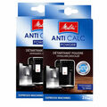 2 x MELITTA ANTI CALC Entkalkerpulver Espresso Maschinen