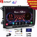 für VW Golf Skoda 4G LTE 6+128G Autoradio Android13 2Din Bluetooth Head Unit DAB