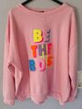 Sweater Sweatshirt Shirt Langarmshirt Gr M/L Damenshirt Made Italy Rosa