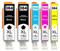 5x kompatibel XL mit Chip ersetzt HP 364XL für HP Photosmart 6500