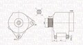 MAGNETI MARELLI LICHTMASCHINE GENERATOR 100A passend für TOYOTA AVENSIS |