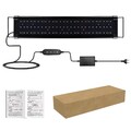 Overhead,30-115cm LED Aquarium Beleuchtung mit Timer Aufsetzleuchte Vollspektrum