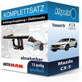 AUTO HAK Anhängekupplung abnehmbar und CONWYS E-Satz 13polig für Mazda CX-5 17-