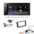 Pioneer Autoradio 2-DIN Bluetooth DVD DAB für Volkswagen VW Polo schwarz