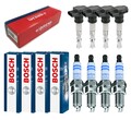 4x BREMI Zündspule +4x BOSCH Zündkerze Doppel Iridium passend für Mazda 3 BK