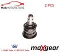 TRAGGELENK FÜHRUNGSGELENK MAXGEAR 72-4821 2PCS A FÜR FIAT PANDA,PANDA VAN,500