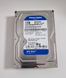 Festplatte HDD 1 TB Western Digital WD Blue SATA 6Gb/s 7200rpm  (WD10EZEX)