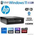 GÜNSTIGER SCHNELLER Windows 11 Pro SFF Desktop PC AMD A8 (i5) R7 32GB 1TB SSD WLAN 12