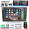 Für Opel Astra Corsa Meriva A DAB+ Autoradio Android 13 GPS Navi RDS Carplay KAM
