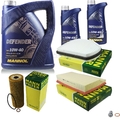MANN-FILTER Inspektionspaket 7 L MANNOL Defender 10W-40 für Mercedes C-Klasse
