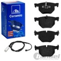 ATE CERAMIC BREMSBELÄGE + WARNKONTAKT HINTEN passend für BMW 3er E90 E91 E92 E93